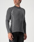 CASTELLI camiseta de manga larga - FLANDERS WARM - gris