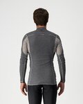 CASTELLI camiseta de manga larga - FLANDERS WARM - gris