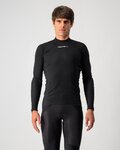 CASTELLI camiseta de manga larga - FLANDERS WARM - negro