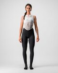 CASTELLI pantalones largos sin tirantes - MENO WIND W - negro