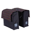 BASIL bolsa - FIETSTAS DOUBLE BAG - negro/rojo/azul/amarillo