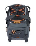 BASIL bolsa - MILES TARPAULIN - negro/naranja