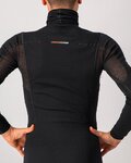 CASTELLI camiseta de manga larga - FLANDERS WARM NECK - negro