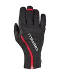 CASTELLI guantes de dedos largos - SPETTACOLO ROS - negro/rojo