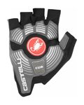 CASTELLI guantes de dedos cortos - ROSSO CORSA ESPRESSO - gris