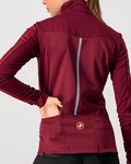 CASTELLI chaqueta aislante - TRANSITION - granate