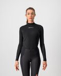 CASTELLI camiseta de manga larga - FLANDERS 2 W WARM - negro