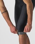 CASTELLI Pantalón 3/4 con tirantes - ENTRATA - negro