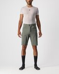 CASTELLI pantalones cortos sin tirantes - UNLIMITED BAGGY - verde