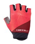 CASTELLI guantes de dedos cortos - ROUBAIX GEL 2W - rosa