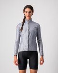 CASTELLI chaqueta cortaviento - ARIA SHELL W - plateado