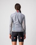 CASTELLI chaqueta cortaviento - ARIA SHELL W - plateado