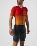 CASTELLI monos - PR SPEED - naranja/rojo
