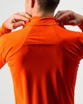 CASTELLI impermeable - GOCCIA - naranja/rojo