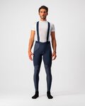 CASTELLI pantalones largos con tirantes - SORPASSO ROS - azul