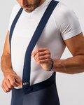 CASTELLI pantalones largos con tirantes - SORPASSO ROS - azul