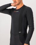 CASTELLI camiseta de manga larga - PROSECCO TECH LONG - negro
