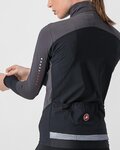 CASTELLI chaqueta cortaviento - BETA ROS W - gris