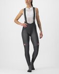 CASTELLI pantalones largos con tirantes - SORPASSO ROS W - negro