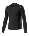 CASTELLI camiseta de manga larga - MERINO LS TEE - negro