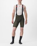 CASTELLI pantalones cortos de tirantes - PREMIO BLACK - verde