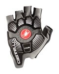 CASTELLI guantes de dedos cortos - ROSSO CORSA PRO - blanco