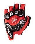 CASTELLI guantes de dedos cortos - ROSSO CORSA PRO - rojo