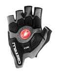 CASTELLI guantes de dedos cortos - ROSSO CORSA PRO - gris