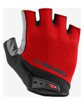 CASTELLI guantes de dedos cortos - ENTRATA V - rojo