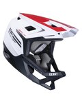 KENNY casco - SPLIT - blanco/rojo