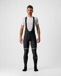 CASTELLI pantalones largos con tirantes - POLARE 3 - negro