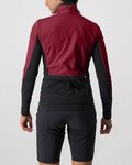 CASTELLI chaqueta cortaviento - UNLIMITED W PUFFY - granate