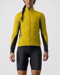 CASTELLI chaqueta cortaviento - UNLIMITED W PUFFY - amarillo/gris