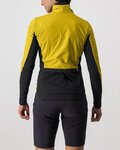 CASTELLI chaqueta cortaviento - UNLIMITED W PUFFY - amarillo/gris