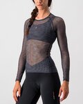 CASTELLI camiseta de manga larga - MIRACOLO W - gris