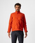 CASTELLI impermeable - COMMUTER REFLEX - naranja/rojo
