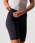 CASTELLI pantalones cortos sin tirantes - UNLIMITED W BAGGY - negro