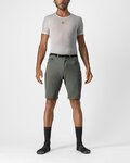 CASTELLI pantalones cortos sin tirantes - UNLIMITED TRAIL BAGGY - verde