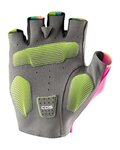 CASTELLI guantes de dedos cortos - COMPETIZIONE 2 - verde claro/azul/rosa