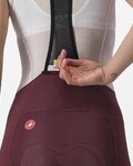 CASTELLI pantalones cortos de tirantes - FREE AERO RC W - granate