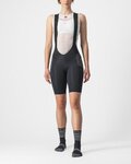 CASTELLI pantalones cortos de tirantes - FREE UNLIMITED W - negro
