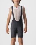 CASTELLI pantalones cortos de tirantes - JR COMPETIZIONE - negro