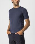 CASTELLI Camiseta de manga corta - TECH 2 TEE - azul