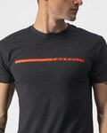CASTELLI Camiseta de manga corta - VENTAGLIO TEE - negro