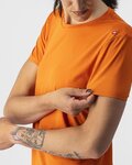 CASTELLI Camiseta de manga corta - TECH 2 TEE - naranja