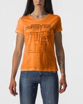 CASTELLI Camiseta de manga corta - BELLAGIO TEE - naranja