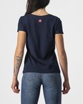 CASTELLI Camiseta de manga corta - BELLAGIO TEE - azul