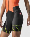 CASTELLI monos - FREE SANREMO W - naranja/negro