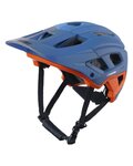 KENNY casco - SCRAMBLER - naranja/azul