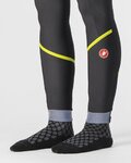 CASTELLI pantalones largos sin tirantes - VELOCISSIMA THERMAL - negro/verde claro